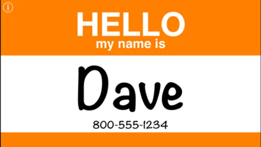 Hello Name Tag screenshot 3