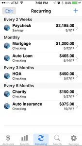 Accounts 2 Checkbook screenshot 4