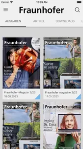 Fraunhofer-Magazin screenshot 1