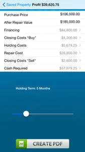 Real Estate Flip - Investing Calculator screenshot 0