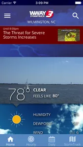 WWAY TV3 StormTrack 3 Weather screenshot 0