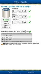 Overhead Lifting Load Limit Charts and Definitions screenshot 3