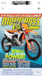 Motocross Action Magazine screenshot 0