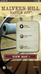 Malvern Hill Battle App screenshot 0