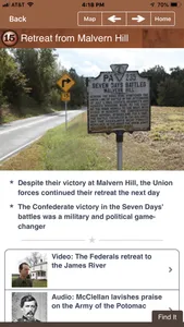 Malvern Hill Battle App screenshot 7