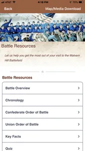 Malvern Hill Battle App screenshot 9