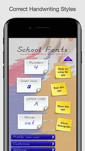 School Fonts - Learn to write screenshot 0