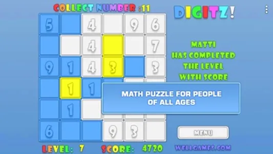 Lines of Digits: Fun Math Game screenshot 0