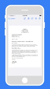 Letters: simply write letters screenshot 1