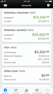 First Internet Bank Mobile screenshot 1