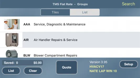 TMS Flat Rate Reader screenshot 1