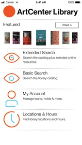ArtCenter Library Mobile screenshot 0