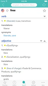 English Spanish Dictionary L. screenshot 4