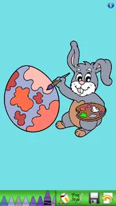 Easter Egg Kids Coloring Book! screenshot 0