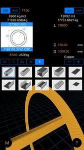 Metal Weight & Cost Calculator screenshot 0