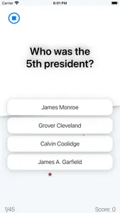 The U.S. Presidents Quiz screenshot 6