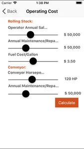 ConveyCalc screenshot 1