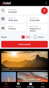 ehotel® hotel booking platform screenshot 0