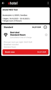 ehotel® hotel booking platform screenshot 6