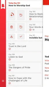 Bible in One Year screenshot 4