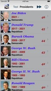 Presidents of USA screenshot 0