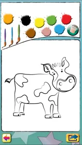 Farm Animals: Learn and Colour screenshot 1