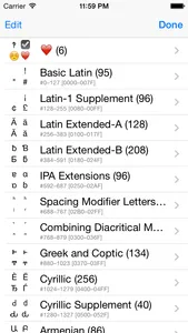 Unicode Character Map FREE screenshot 4