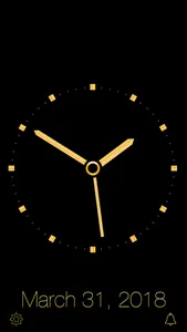 Gold Luxury Clock screenshot 1