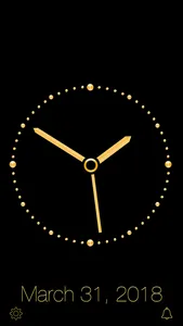 Gold Luxury Clock screenshot 3