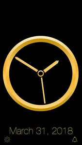 Gold Luxury Clock screenshot 4