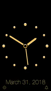 Gold Luxury Clock screenshot 5