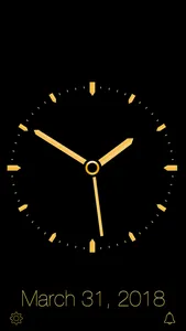 Gold Luxury Clock screenshot 7