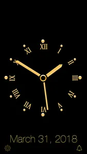 Gold Luxury Clock screenshot 9