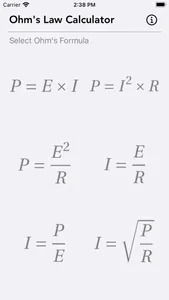 Ohm Law Calculator screenshot 0