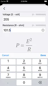 Ohm Law Calculator screenshot 3