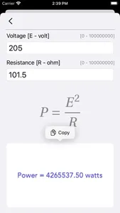 Ohm Law Calculator screenshot 4