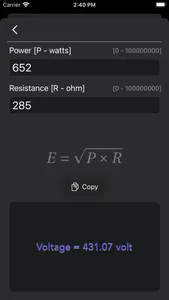 Ohm Law Calculator screenshot 7