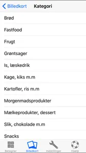 Diabetes og kulhydrattælling screenshot 1