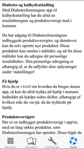 Diabetes og kulhydrattælling screenshot 4