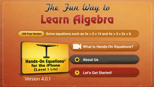 The Fun Way to Learn Algebra screenshot 0