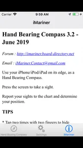 Hand Bearing Compass screenshot 1