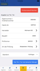 Türen und Tore Prüfer screenshot 1