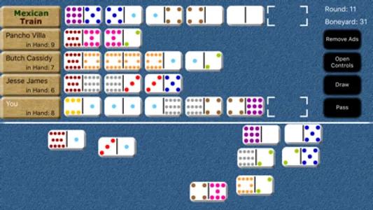 Mexican Train Dominoes screenshot 0