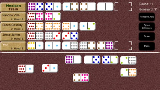 Mexican Train Dominoes screenshot 7