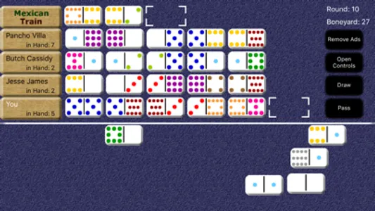 Mexican Train Dominoes screenshot 8