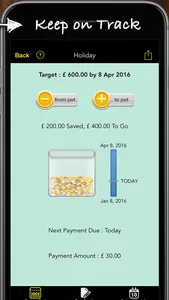 Savings Goals Pro screenshot 4