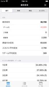 麻雀収支帳 screenshot 5