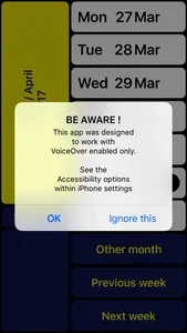 VO Calendar screenshot 0