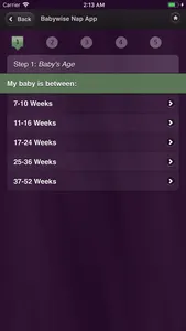 Babywise Nap App screenshot 1