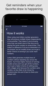 Lottery Balls Pro screenshot 3